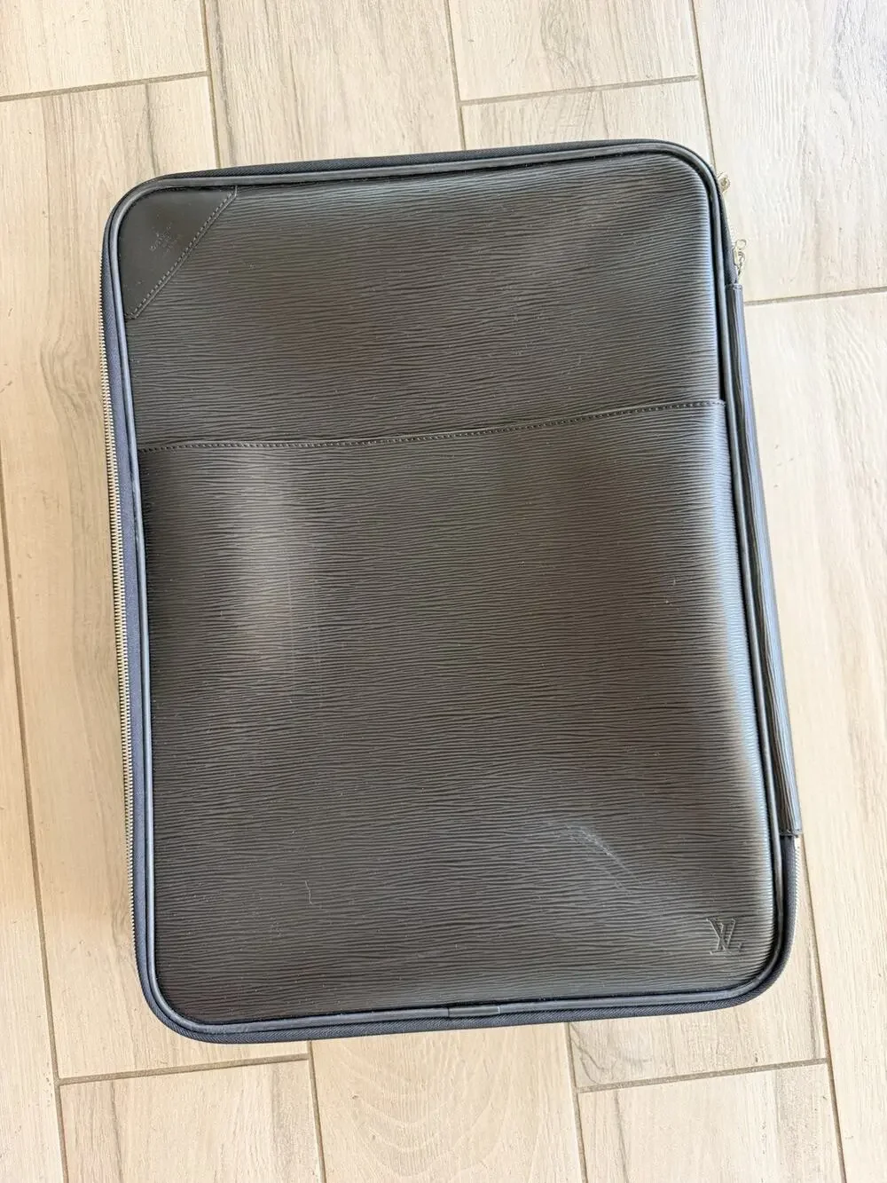 Louis Vuitton Epi Pegase 50 Pre-Loved Travel Bag Black LSaja Cover Included